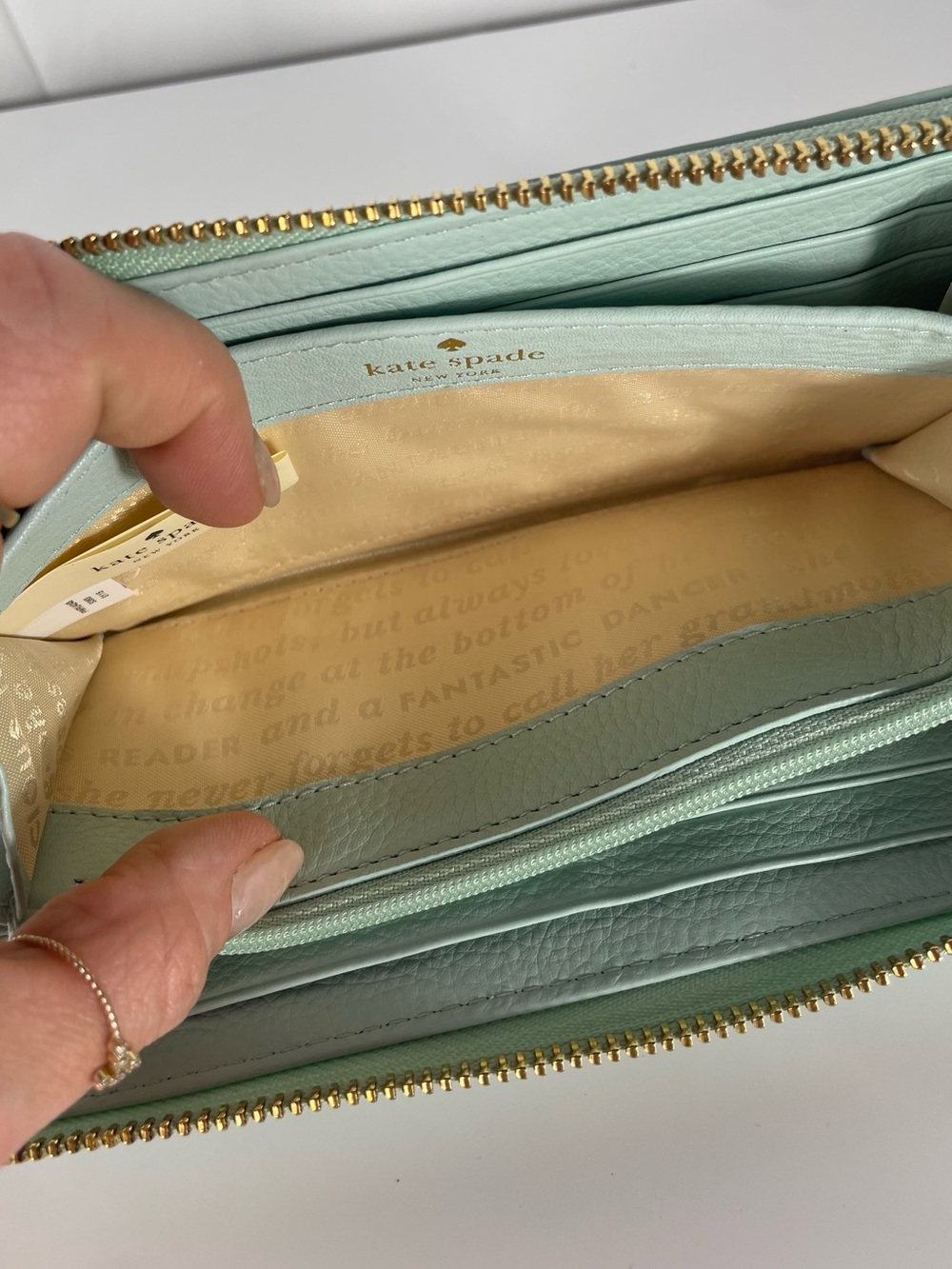 Kate Spade Montford Park Story Book Lining Wallet - Picture 6 of 11